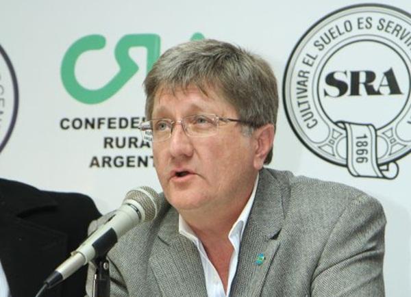 Presidente de Confederaciones Rurales Argentinas (CRA), Rubén Ferrero. - 20126